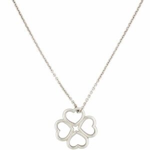 Tiffany & Co. Silver Clover Heart Necklace